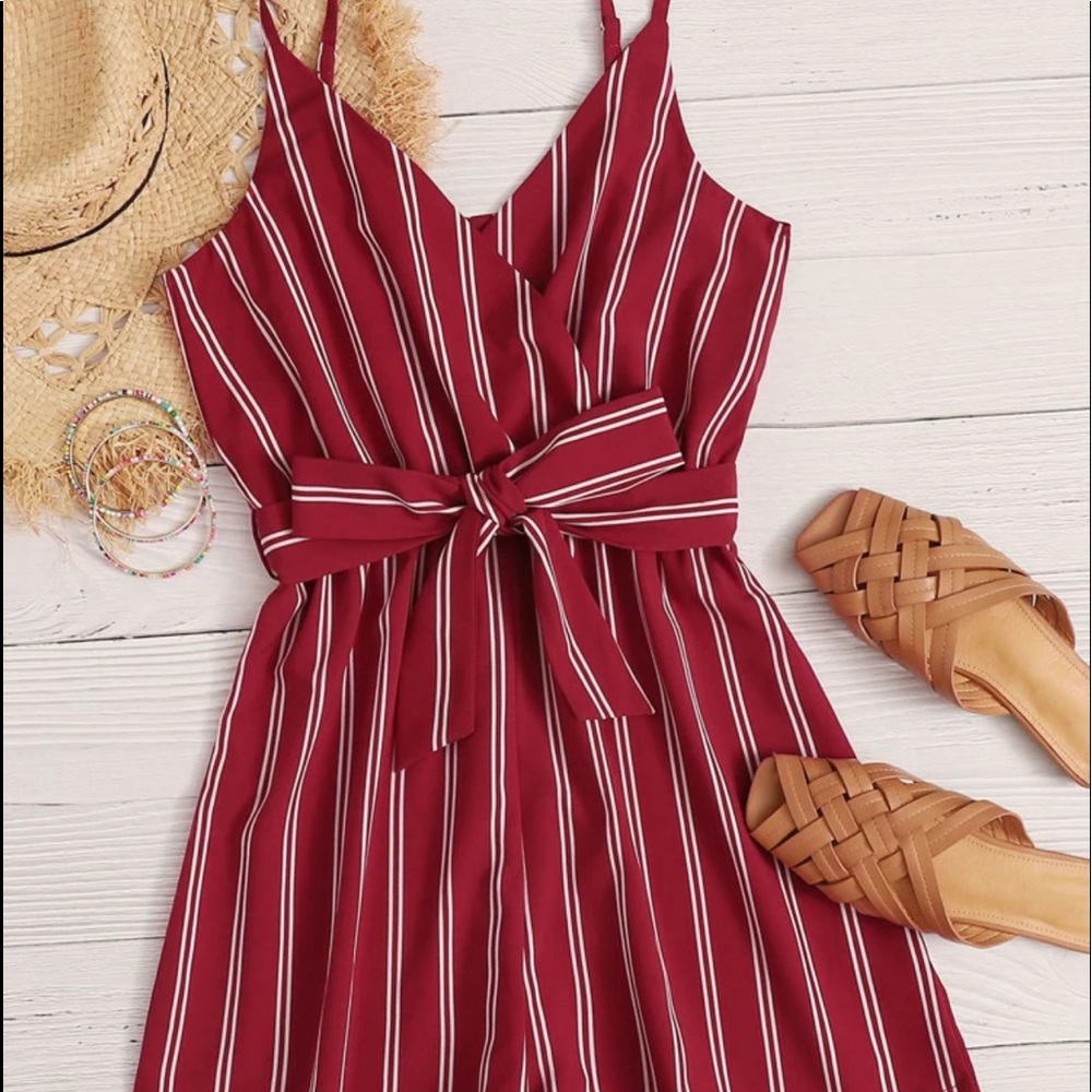 Maroon Romper